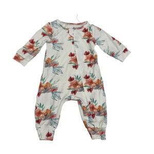 NWT Tickety-Boo 12/18M Summer Blooms Long Romper